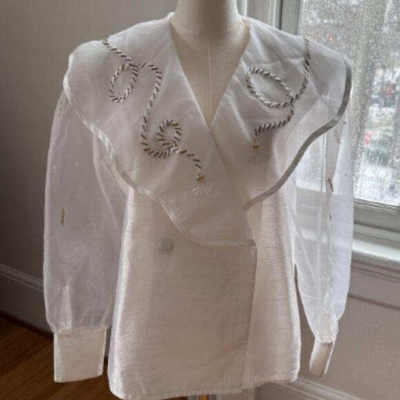 The Deer Park Dramatic Sleeve Top - Picture 1 of 3